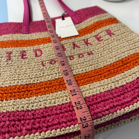 TED BAKER WOVWN TOTE BAG - Picture 6 of 9